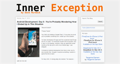 Desktop Screenshot of innerexception.com