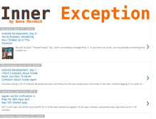 Tablet Screenshot of innerexception.com